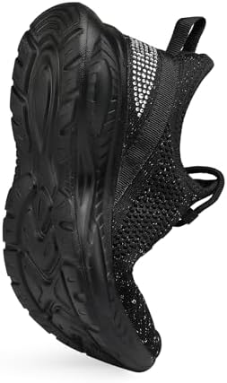 RUNSIDE Girls Lightweight Sneakers Kids Lace-up Tennis Running Shoes Breathable Walking Shoes For Toddler/Little Kid/Big Kid