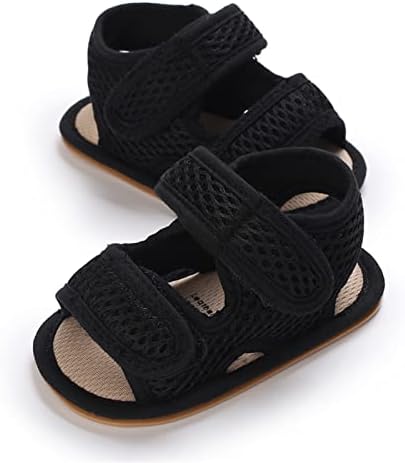 RVROVIC Baby Boys Girls Sandals Premium Infant Summer Outdoor Shoes PU Lightweight Soft Anti-Slip Sole Toddler Prewalker