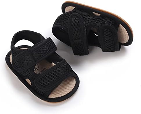 RVROVIC Baby Boys Girls Sandals Premium Infant Summer Outdoor Shoes PU Lightweight Soft Anti-Slip Sole Toddler Prewalker
