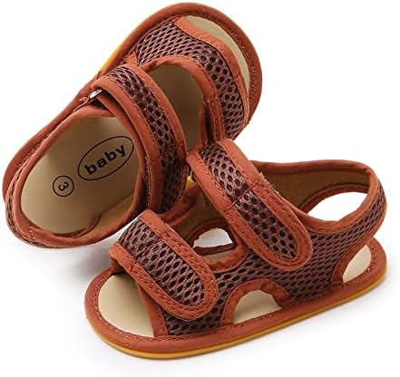 RVROVIC Baby Boys Girls Sandals Premium Soft Anti-Slip Rubber Sole Infant Summer Outdoor Shoes Toddler First Walkers