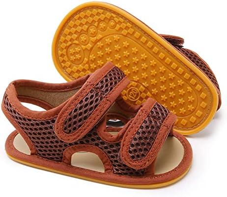 RVROVIC Baby Boys Girls Sandals Premium Soft Anti-Slip Rubber Sole Infant Summer Outdoor Shoes Toddler First Walkers