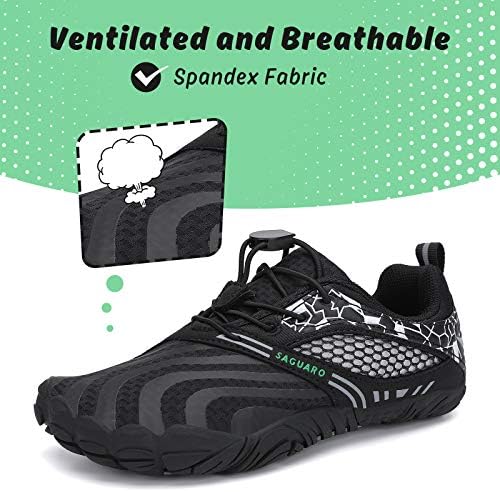 SAGUARO Kids' Barefoot Shoes Boys Girls Quick Dry Aqua Athletic Sneakers Lightweight Sport Footwear Toddler Water Shoes