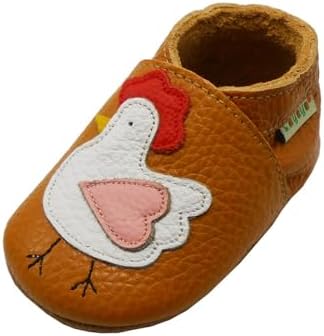 SAYOYO Baby Shoes Soft Leather Sole Infant Toddler Prewalker Shoes