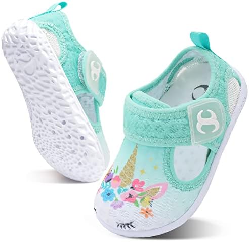 Scurtain Kids Toddler Water Shoes Quick-Dry Aqua Socks For Baby Boys Girls Toddler Beach Shoes Swim Shoes With Non-Slip Sole