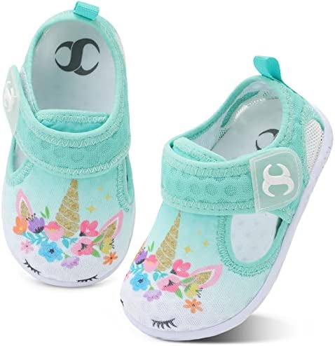 Scurtain Kids Toddler Water Shoes Quick-Dry Aqua Socks for Baby Boys Girls Toddler Beach Shoes Swim Shoes with Non-Slip Sole