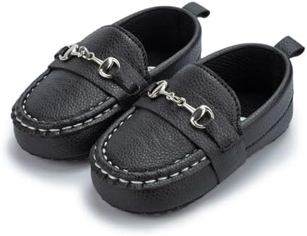 Sekantrol Baby Girls Boys Shoes Infant Toddler Soft Sole Non Slip Flat Lazy Cute Loafers Unisex Casual Oxford Dress Shoes
