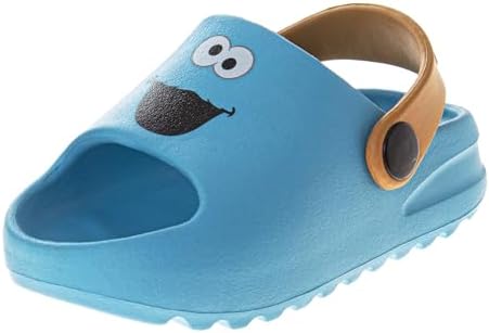 Sesame Street Clog Sandals With Backstrap - Open Toe Slides For Kids Girls And Boys - Sesame Sandal Slip-On Clogs Water Resistant (Sizes: 3-4 Infant / 5-10 Toddler / 11-12 Little Kid)