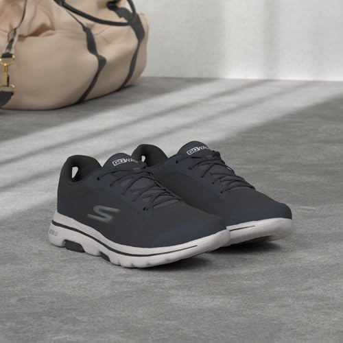 Skechers Men's Gowalk 5 Qualify-Athletic Mesh Lace Up Performance Walking Shoe Sneaker