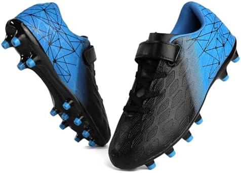Soccer Cleats Kids Firm Ground Football Shoes Boys Girls Athletic Outdoor