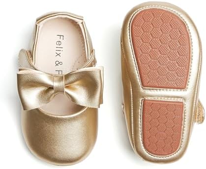 Soft Sole Baby Dress Shoes - Infant Baby Walking Shoes Moccasinss Rubber Sole Crib Shoes