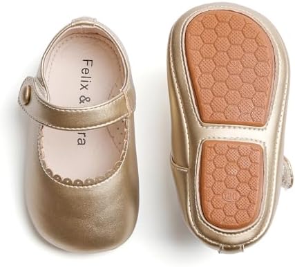 Soft Sole Baby Dress Shoes - Infant Baby Walking Shoes Moccasinss Rubber Sole Crib Shoes