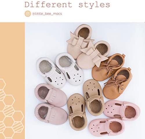 Soft Sole Infant Baby And Toddler Shoes – Elastic T-Strap Italian Leather Baby Moccasin Shoes For Boys And Girls; Crib Shoes To Baby Walking Shoes Handcrafted In Europe
