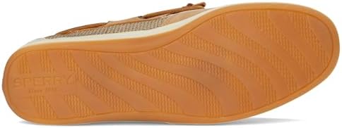 Sperry Girls Songfish (Little Big Kid) Boat Shoe Linen 5.5