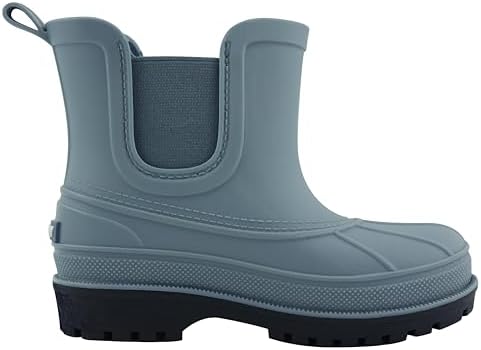 Sperry Toddler Chelsea Rain Boots Waterproof Rubber Kids Rainboot Girls/Boys Light Water Shoes For Muddy Park/Hiking