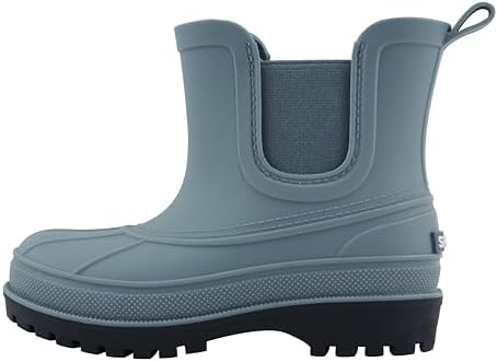Sperry Toddler Chelsea Rain Boots Waterproof Rubber Kids Rainboot Girls/Boys Light Water Shoes For Muddy Park/Hiking