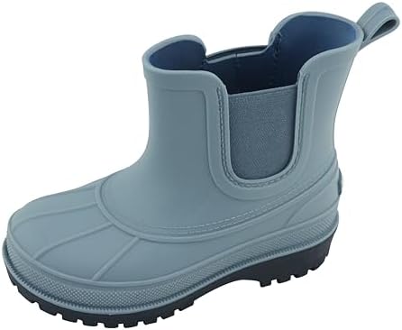 Sperry Toddler Chelsea Rain Boots Waterproof Rubber Kids Rainboot Girls/Boys Light Water Shoes for Muddy Park/Hiking