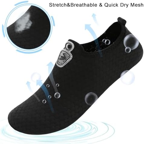 Spesoul Water Shoes For Women Men Quick Dry Aqua Socks Water Sneakers Outdoor Beach Swim Shoes
