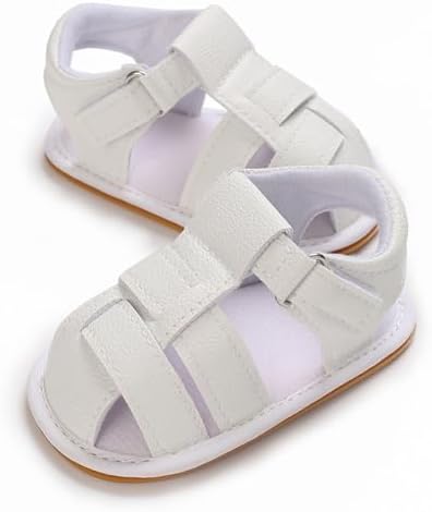 Squeaky Shoes For Infant Boys Girls Anti-Slip Sandals For Toddler Walking Shoes Baby Rubber Sole Open-Toe Sandals