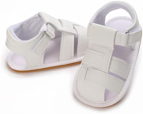 Squeaky Shoes For Infant Boys Girls Anti-Slip Sandals For Toddler Walking Shoes Baby Rubber Sole Open-Toe Sandals