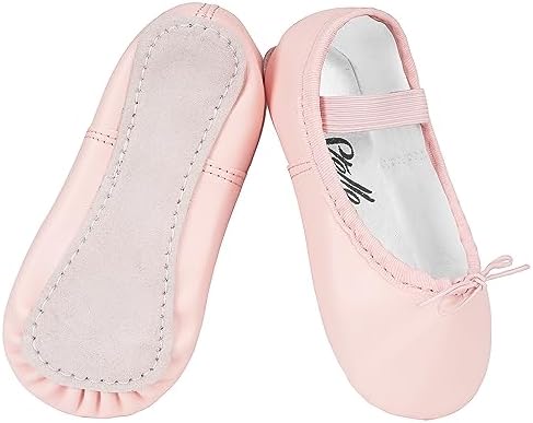 Stelle Ballet Shoes For Girls Toddler Dance Slippers PU Leather Boys Ballerina Shoes For Toddler/Little Kid/Big Kid/Women