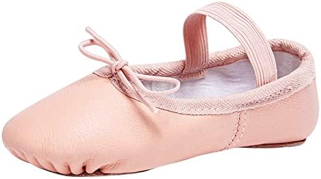 Stelle Ballet Shoes for Girls Toddler Genuine Leather Ballet Dance Slippers for Toddler/Little/Big Kids/Boys