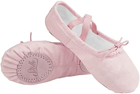 Stelle Canvas Ballet Shoes For Girls Dance Ballet Slippers Shoes（Toddler/Little/Big Kid/Women）
