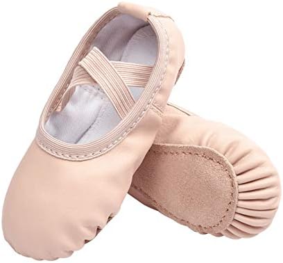 Stelle Girls Ballet Shoes Boys Toddler Soft Leather Dance Slippers for Toddler/Little Kid/Big Kid