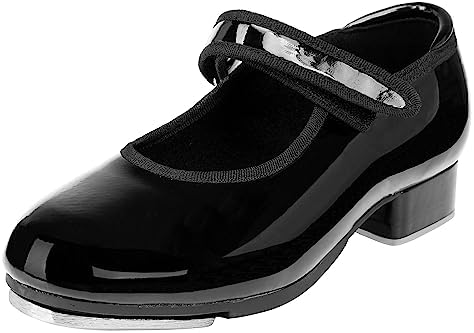 Stelle Tap Shoes for Girls Boys PU Leather Non-Slip Dance Shoes for Toddler/Little Kid/Big Kid