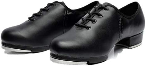 Synthetic Tap Shoes Oxford Dancing Shoes For Men Adults Black