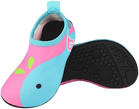 TAGVO Baby Boys Girls Water Shoes Non-Slip Swim Shoes Barefoot Skin Aqua Socks For Beach Swim Pool Toddler Kids