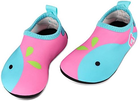 TAGVO Baby Boys Girls Water Shoes Non-Slip Swim Shoes Barefoot Skin Aqua Socks for Beach Swim Pool Toddler Kids