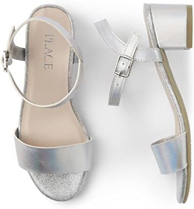 The Children's Place Girl's Open Toe Low Heel Sandals Slipper