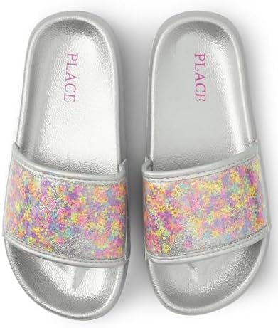 The Children's Place Girls Everday Slip on Slide Sandals