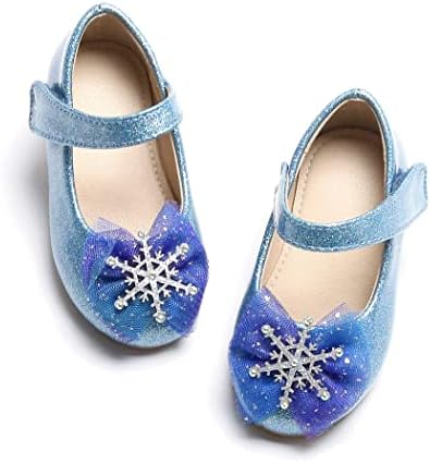 THEE BRON Toddler Girls Dress Shoes Ballet Mary Jane Flats Princess Costume Shoes