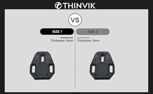 Thinvik Road Bike Shoes Adapter Three Holes Convert To Four Holes To Compatible With Speedplay Zero Cleats