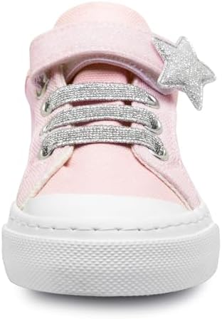 ToandonToddler Kids Sneakers Sparkle Fashion Glitter Sequins Canvas Shoes