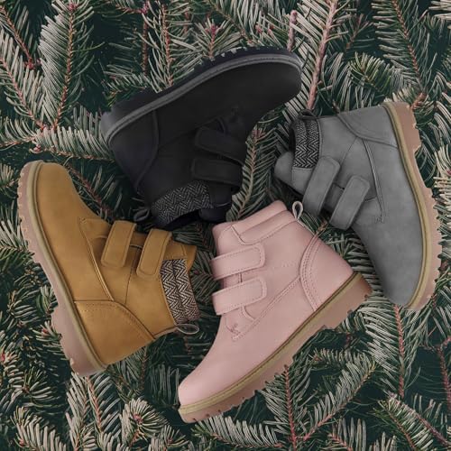 Tobfis Kids Waterproof Strap Work Boots (Toddler/Little Kid/Big Kid)