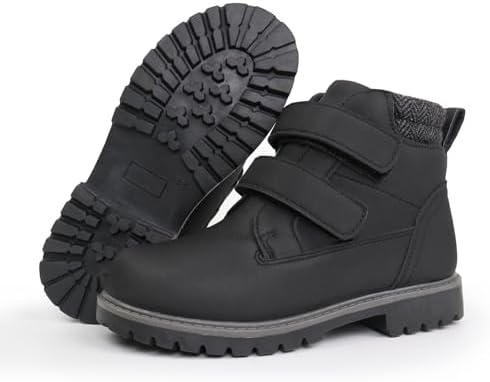 Tobfis Kids Waterproof Strap Work Boots (Toddler/Little Kid/Big Kid)