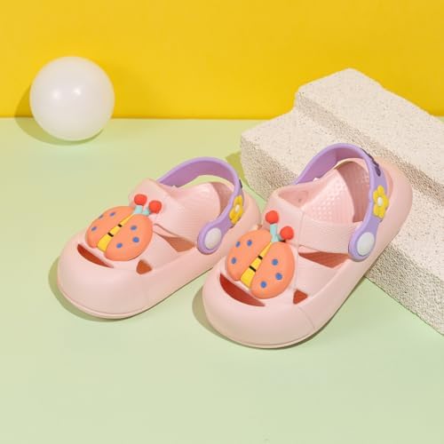Toddler Boys Girls Breathable Garden Water Clogs Cute Cartoon Slip On Sandals Lightweight Slipper Outdoor Summer Swimming Pool Infant Children Beach Pool Shoes