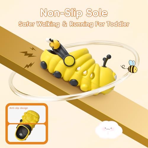 Toddler Boys Girls Slip On Walking Shoes Breathable Quick-Dry Lightweight Barefoot Slippers Slides Non-Slip Summer Outdoor Slip On Shoes