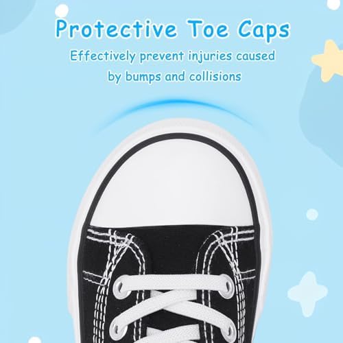 Toddler Canvas Shoes Girls High Top Sneakers Little Big Kids Boys Walking Cushioned Shoes Toddler 8-Big Kid 3