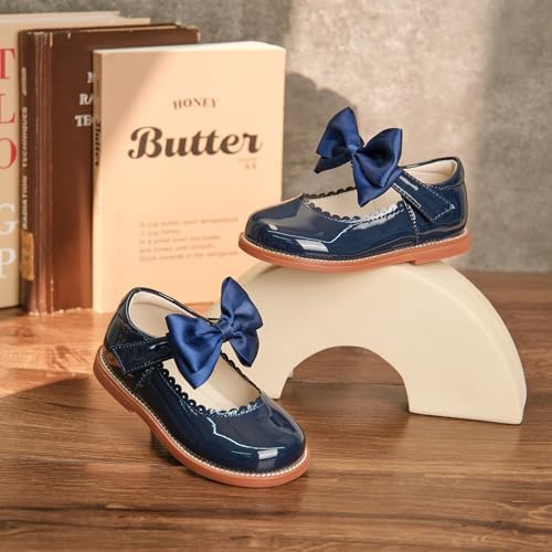 Toddler Girl Mary Jane Dress Oxford Shoes-Little Girl School Uniform Shoes For Wedding Party