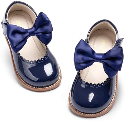Toddler Girl Mary Jane Dress Oxford Shoes-Little Girl School Uniform Shoes for Wedding Party