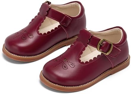 Toddler Girl Mary Jane Dress Shoes-Little Girl School Uniform Shoes For Wedding Party