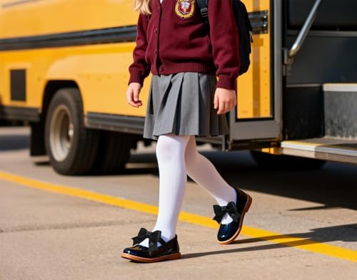 Toddler Girl Mary Jane Dress Shoes-Little Girl School Uniform Shoes For Wedding Party