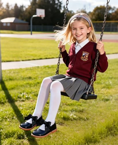 Toddler Girl Mary Jane Dress Shoes-Little Girl School Uniform Shoes For Wedding Party