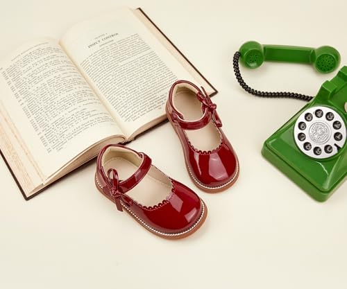 Toddler Girl Mary Jane Student Oxford Shoes-Little Girl School Uniform Shoes For Wedding Party
