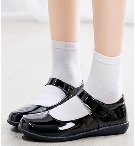 Toddler Girl’s Dress Shoes Comfort Bowtie Oxford School Uniform Shoes Loafer Flats (Little Kid/Little Kid) -Black