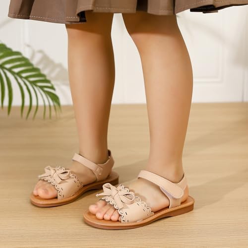 Toddler Girls Sandals Summer Flats Dress Shoes For Baby Little Kids Girl