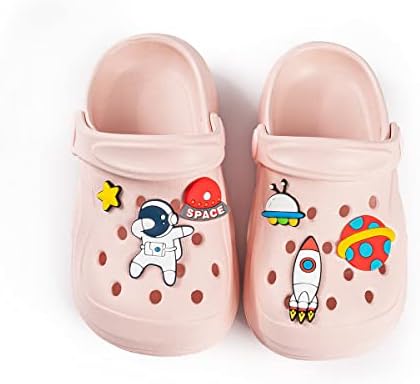 Toddler Kids Boys Girls Cute Garden Water Clogs Sandals Slip On Shoes Slipper Slides Lightweight Outdoor Summer Infant Children Beach Pool Shoes (Baby/Toddler Kids)